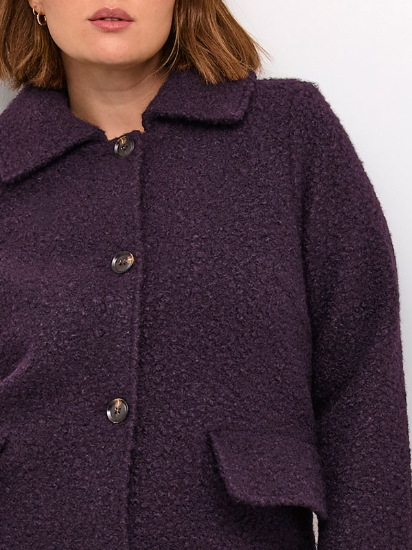 KCANNELENE - Plus Size Frakk fra Kaffe Curve