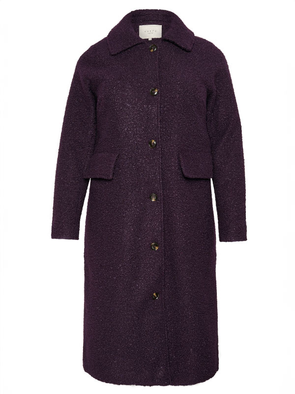KCANNELENE - Plus Size Frakk fra Kaffe Curve