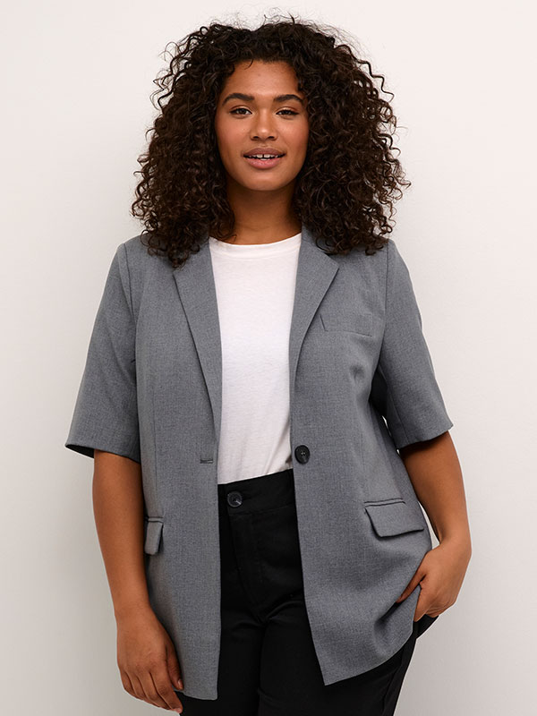 KCIDA - Plus Size Blazer fra Kaffe Curve