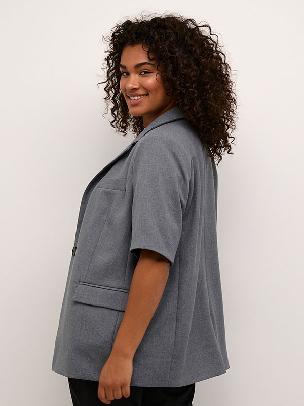 KCIDA - Plus Size Blazer fra Kaffe Curve