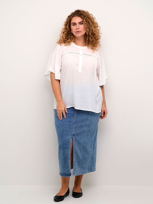 KCTILLA - Plus Size Bluse fra Kaffe Curve