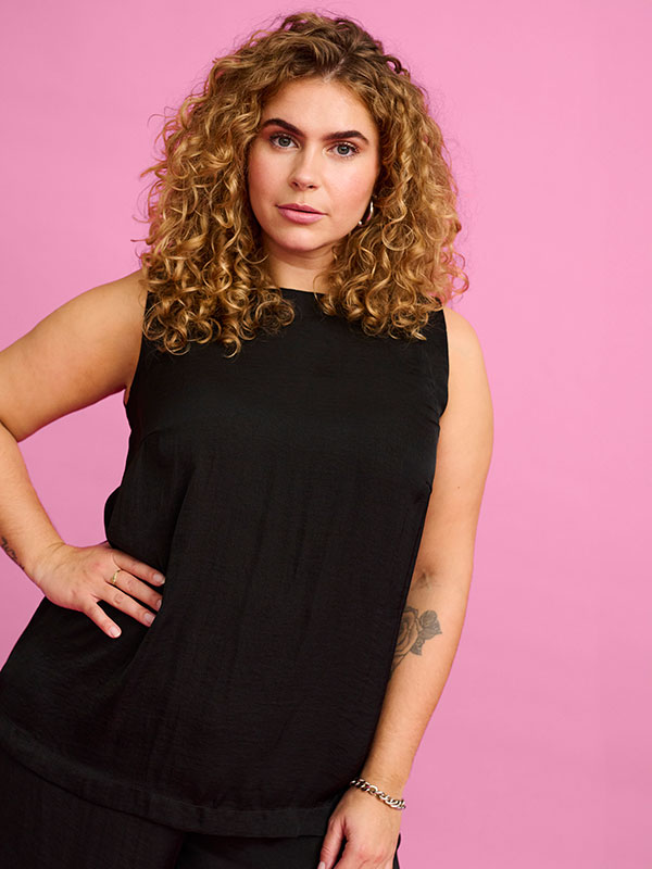 KCAMALIE - Plus Size Bluse fra Kaffe Curve