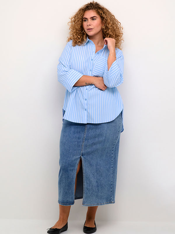 KCMAGGIE - Plus Size Skjorte fra Kaffe Curve