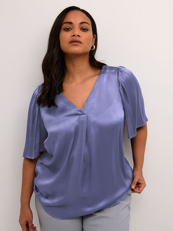 KCKANA - Plus Size Bluse fra Kaffe Curve