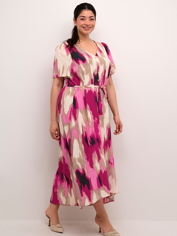KCALONA - Plus Size Kjole fra Kaffe Curve