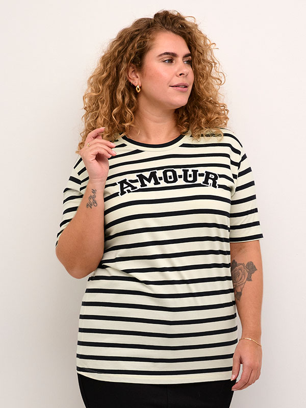 KCHELLA - Plus Size T-shirt fra Kaffe Curve