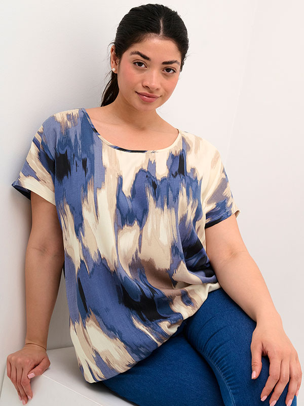 KCBELLA - Plus Size Bluse fra Kaffe Curve