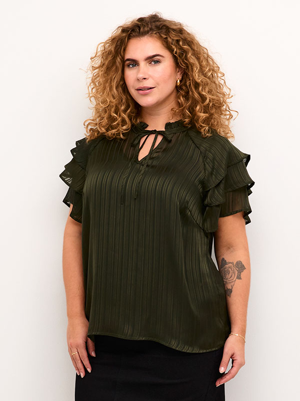 KCJOLA - Plus Size Bluse fra Kaffe Curve