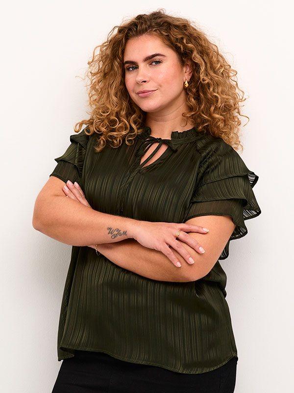 KCJOLA - Plus Size Bluse fra Kaffe Curve