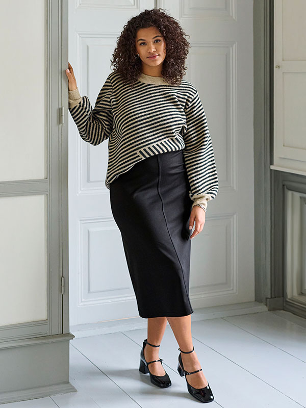 KCJENNA - Plus Size Skjørt fra Kaffe Curve