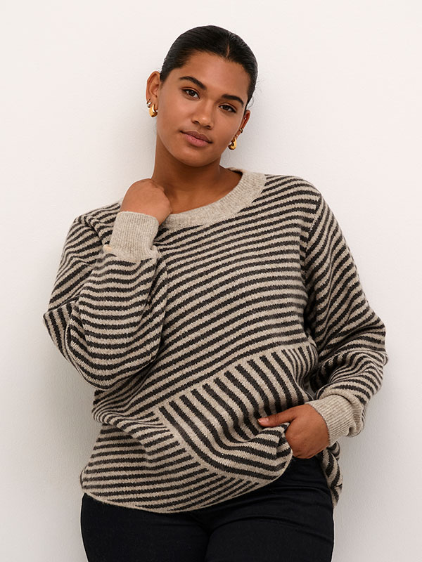 KCVERINA - Plus Size Genser fra Kaffe Curve