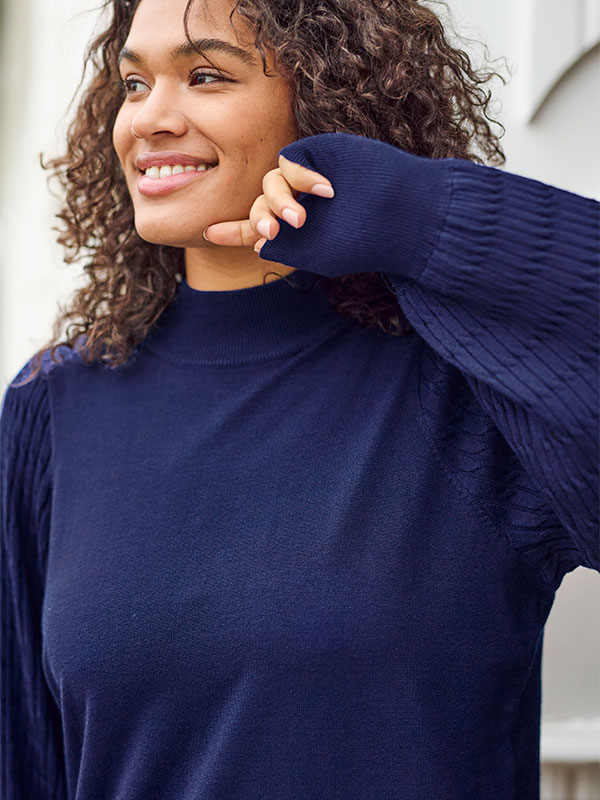 KCLINI - Plus Size Kjole fra Kaffe Curve
