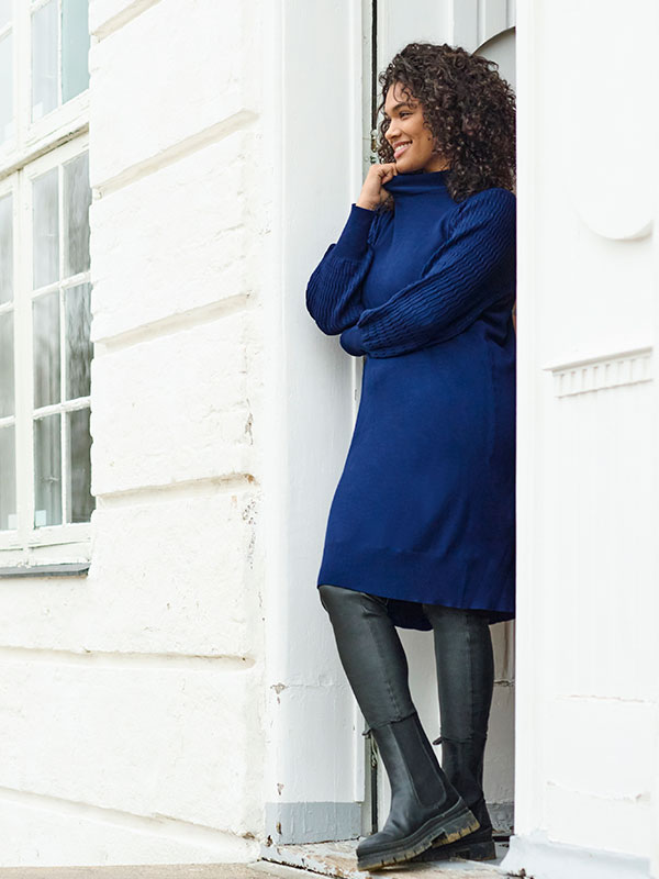 KCLINI - Plus Size Kjole fra Kaffe Curve