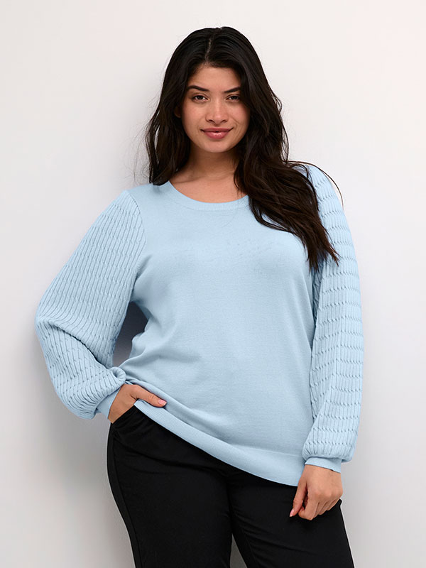 KCLINI - Plus Size Bluse fra Kaffe Curve