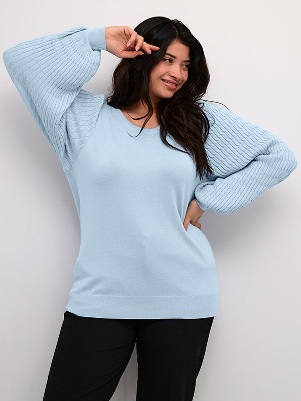 KCLINI - Plus Size Bluse fra Kaffe Curve