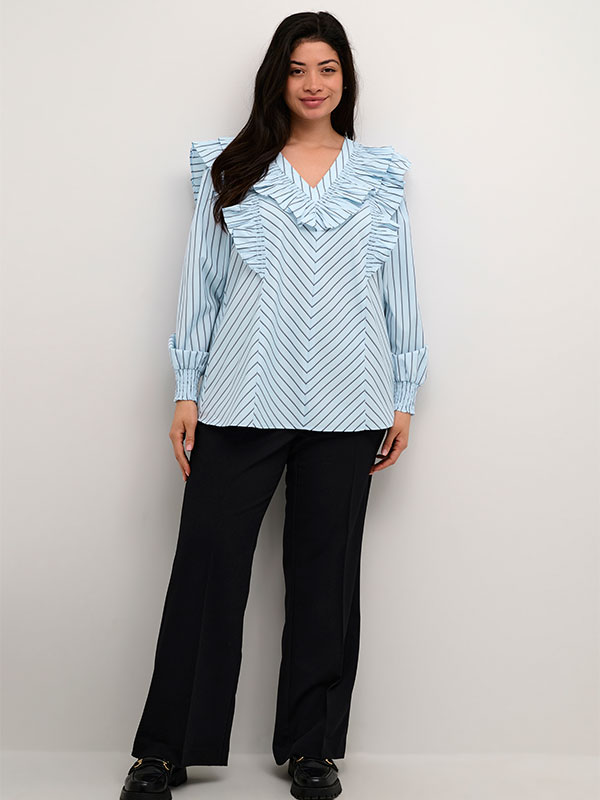 KCJERRIA - Plus Size Bluse fra Kaffe Curve