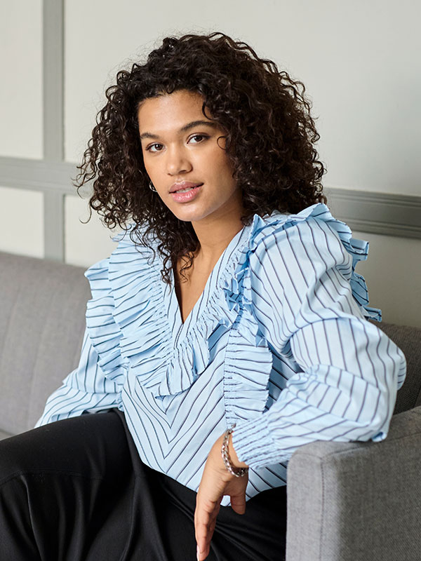 KCJERRIA - Plus Size Bluse fra Kaffe Curve