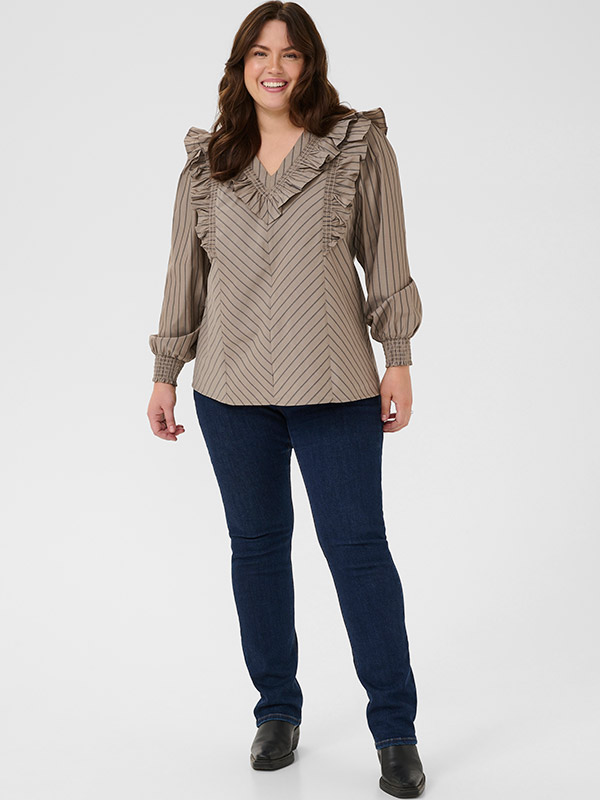 KCJERRIA - Plus Size Bluse fra Kaffe Curve
