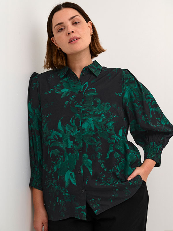 KCMINA - Plus Size Skjorte fra Kaffe Curve