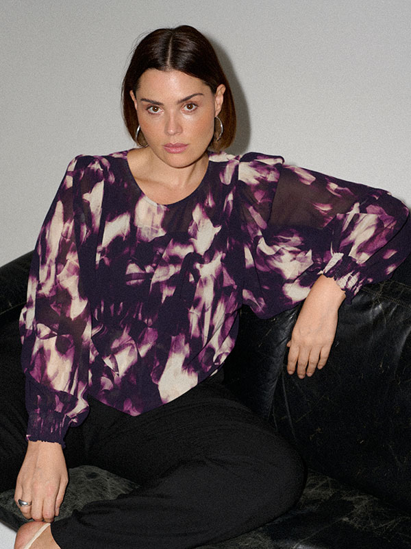 KCNOUR - Plus Size Bluse fra Kaffe Curve