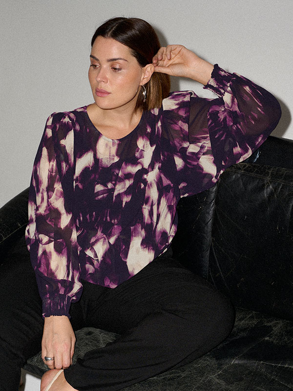 KCNOUR - Plus Size Bluse fra Kaffe Curve