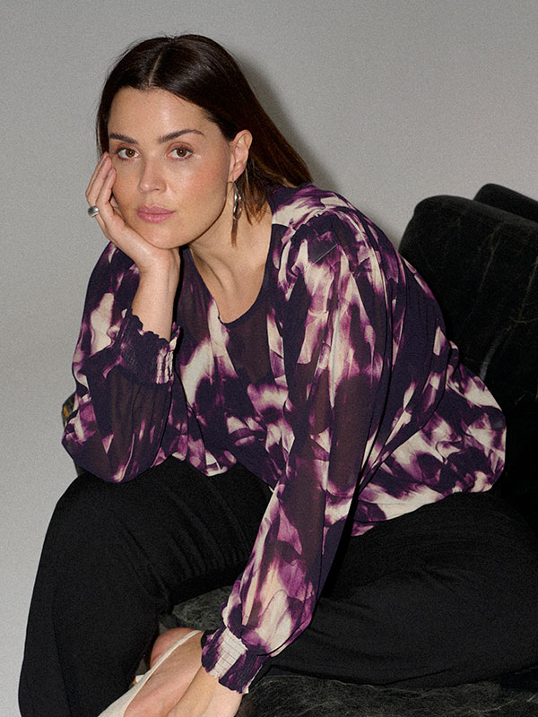 KCNOUR - Plus Size Bluse fra Kaffe Curve
