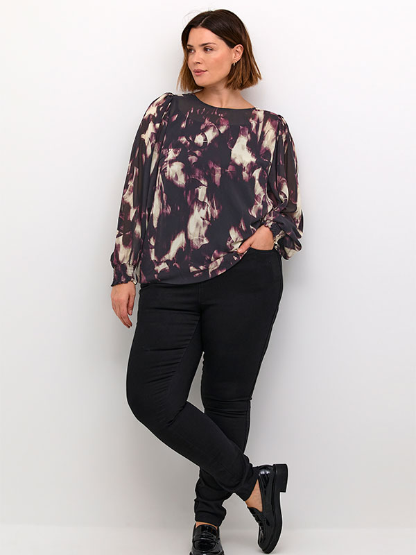 KCNOUR - Plus Size Bluse fra Kaffe Curve