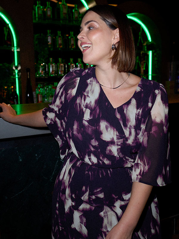 KCNOUR - Plus Size Kjole fra Kaffe Curve
