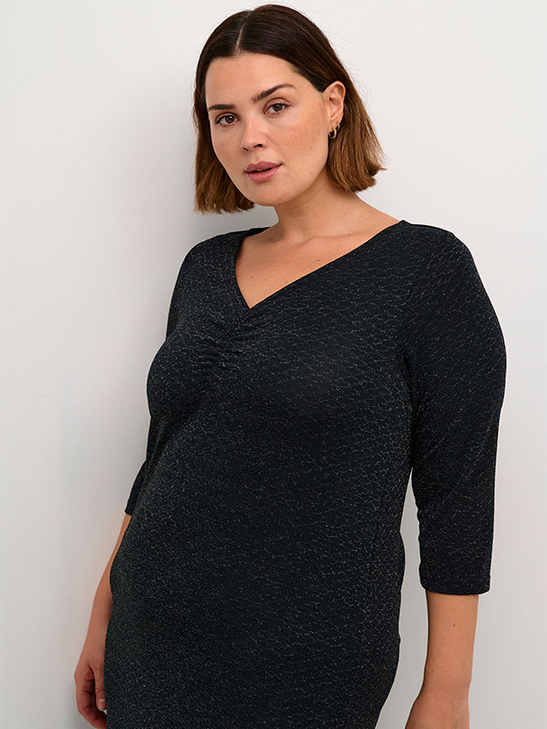 KCELLIA - Plus Size Kjole fra Kaffe Curve