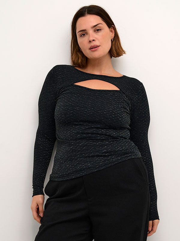 KCELLIA - Plus Size Bluse fra Kaffe Curve