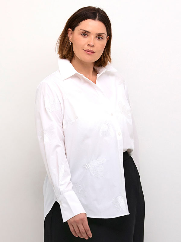 KCELNA - Plus Size Skjorte fra Kaffe Curve