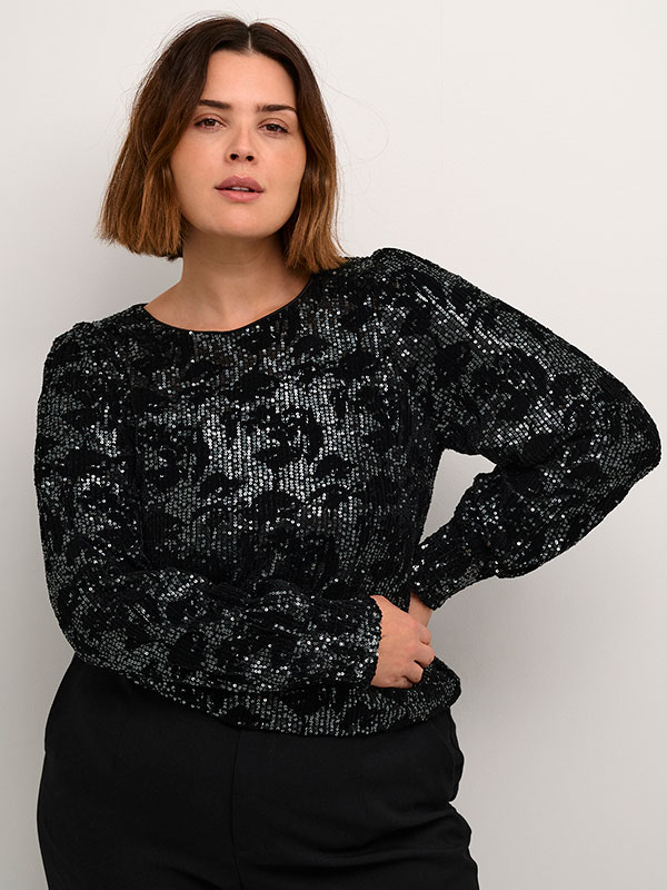 KCBRIT - Plus Size Bluse fra Kaffe Curve