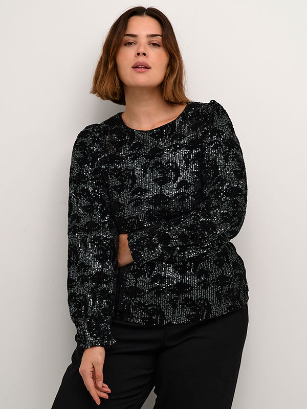 KCBRIT - Plus Size Bluse fra Kaffe Curve