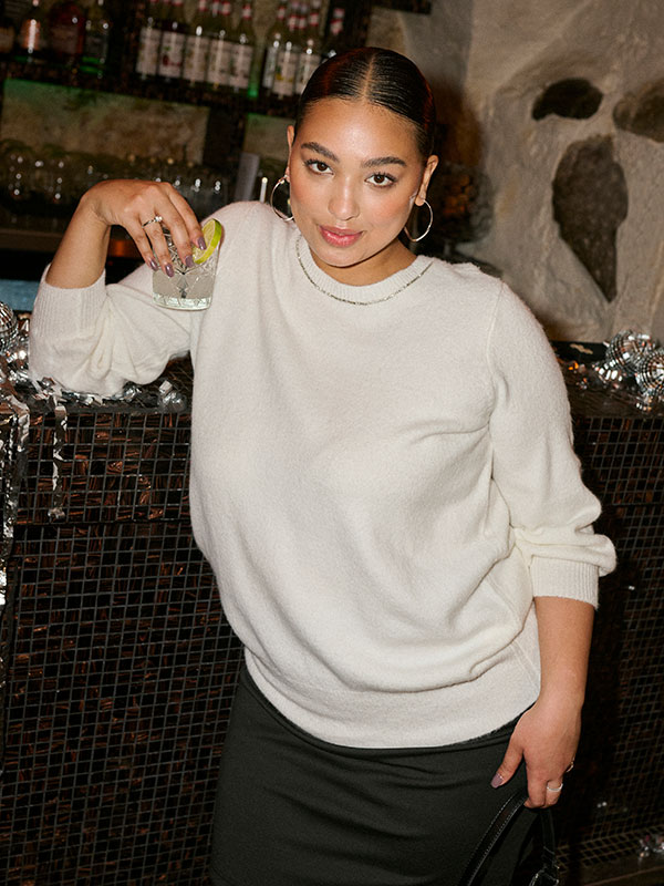 KCMERIDA - Plus Size Genser fra Kaffe Curve
