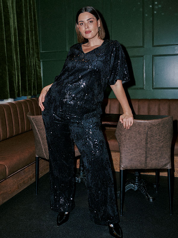 KCNICOLEEN - Plus Size Bukser fra Kaffe Curve