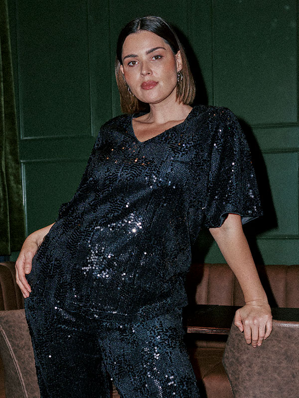 KCNICOLEEN - Plus Size Bluse fra Kaffe Curve