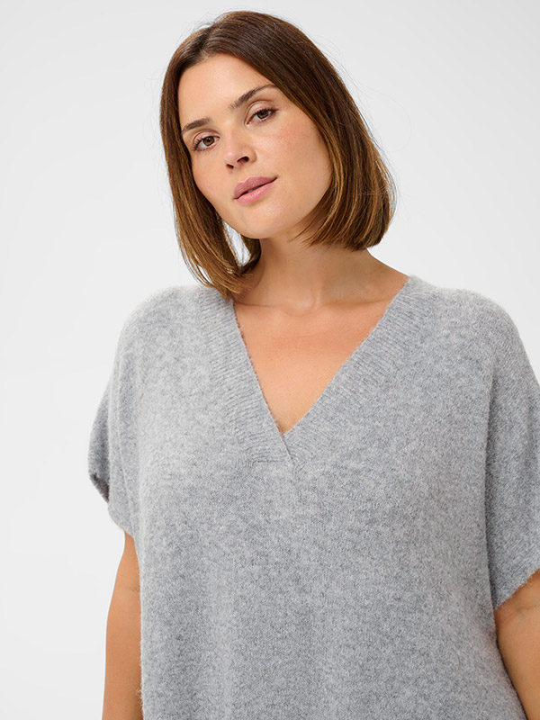 KCANNETT - Plus Size Poncho fra Kaffe Curve