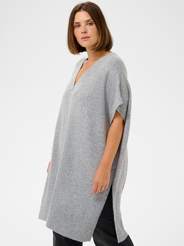 KCANNETT - Plus Size Poncho fra Kaffe Curve
