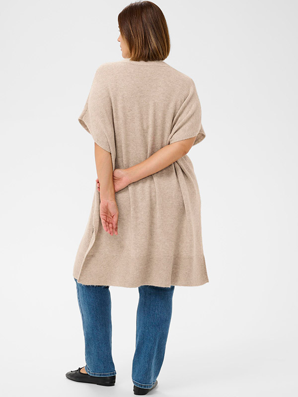 KCANNETT - Plus Size Poncho fra Kaffe Curve