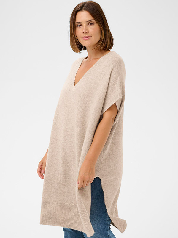 KCANNETT - Plus Size Poncho fra Kaffe Curve