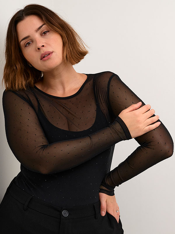 KCLORINDA - Plus Size Bluse fra Kaffe Curve