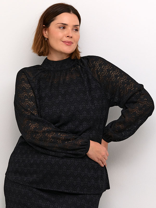 KCSAMALIA - Plus Size Bluse fra Kaffe Curve