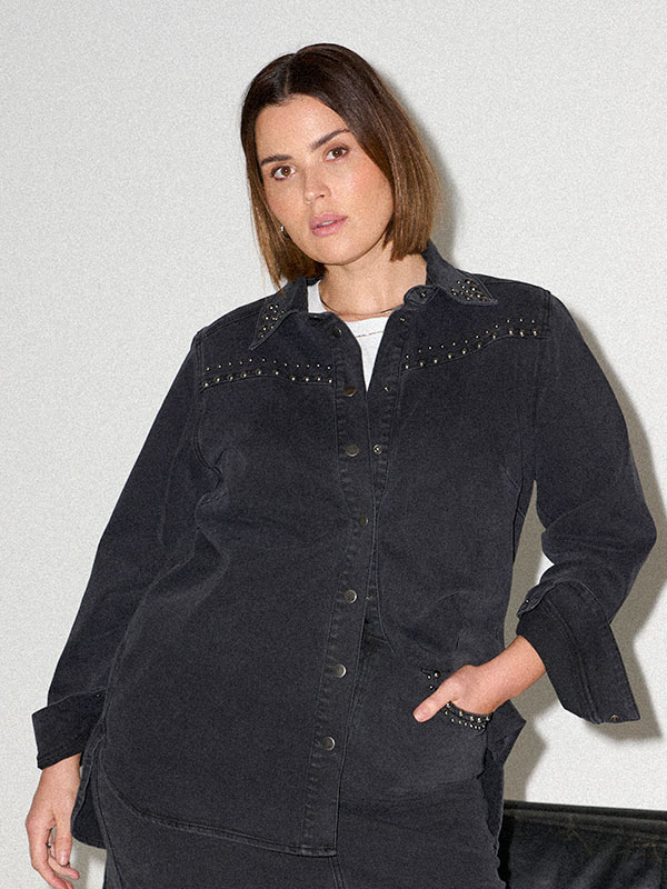KCLOULA - Plus Size Jakke fra Kaffe Curve