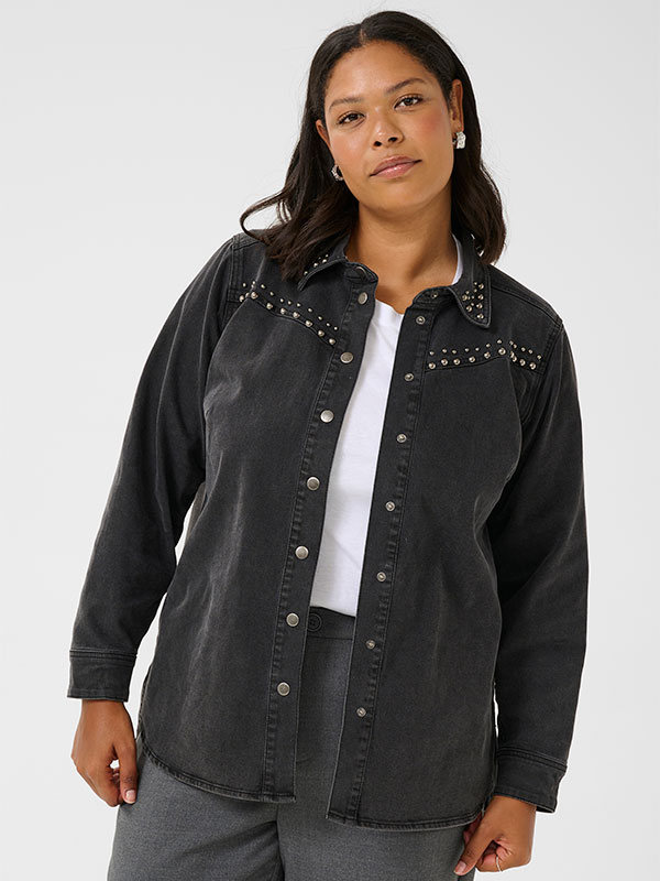 KCLOULA - Plus Size Jakke fra Kaffe Curve