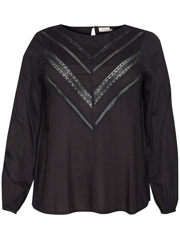 KCELINA - Plus Size Bluse fra Kaffe Curve