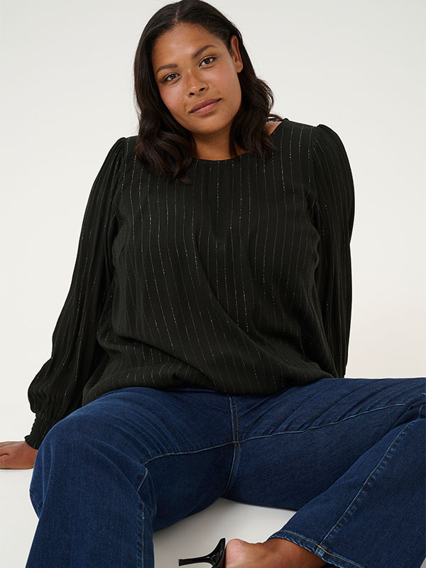 KCLIO - Plus Size Bluse fra Kaffe Curve