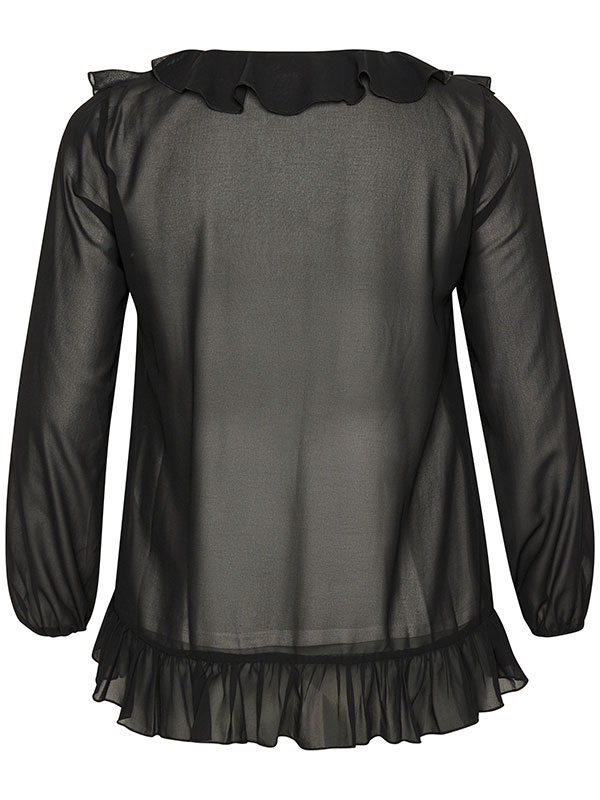 KCNINNI - Plus Size Bluse fra Kaffe Curve