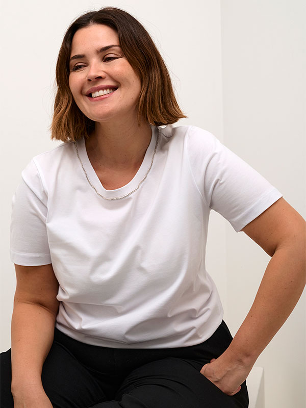 KCVIANA - Plus Size T-shirt fra Kaffe Curve