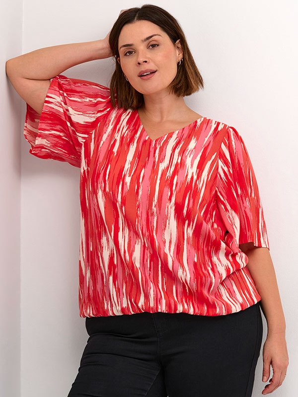KCADRIANA - Plus Size Bluse fra Kaffe Curve