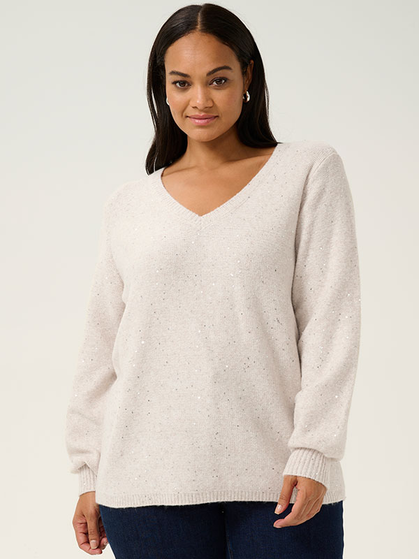 KCLUELA - Plus Size Genser fra Kaffe Curve